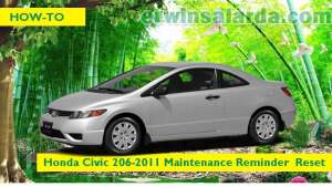 Honda Cars Oil Reset Tutorial %count How to Reset the Oil Maintenance reminder on Honda Civic 2006-2011