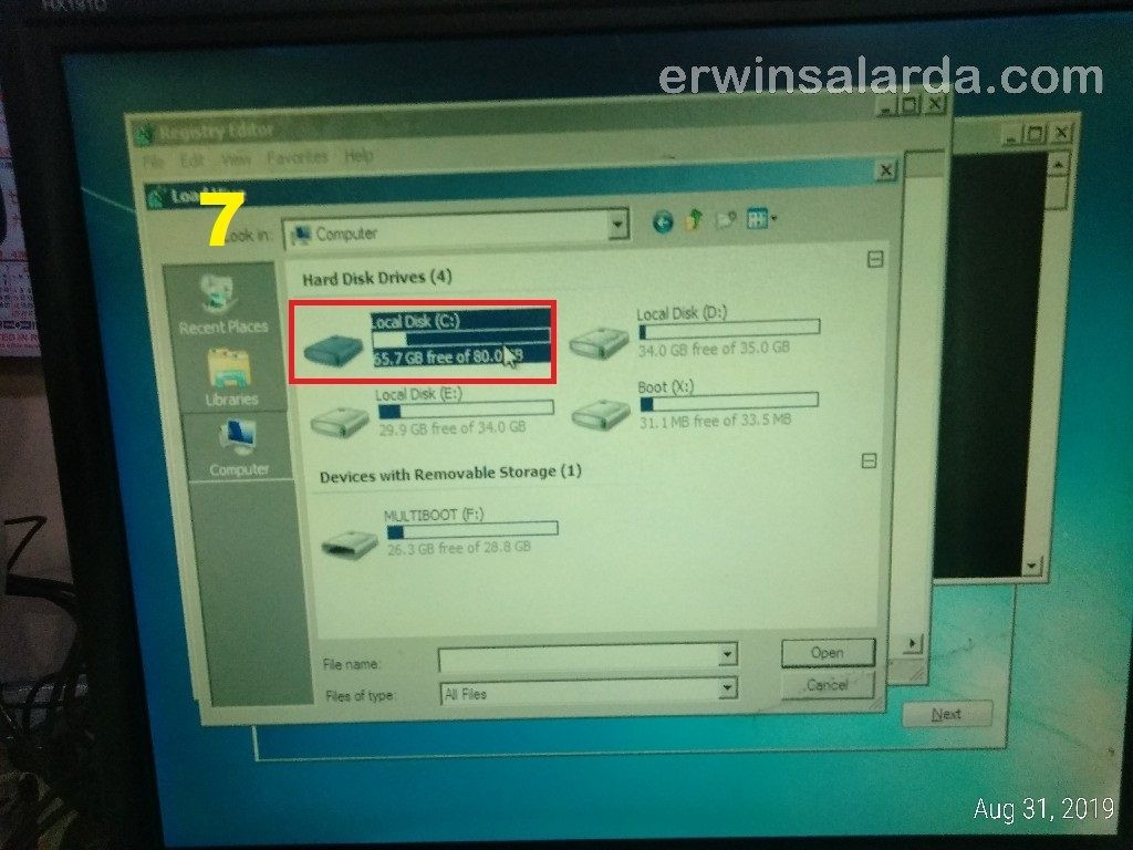 7-AFTER YOU CLICK COMPUTER. SELECT #LOCAL DISK C: