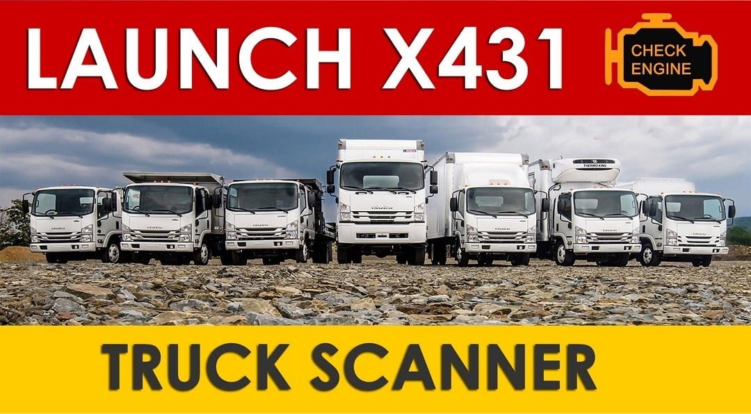 Isuzu Truck Scanner - Launch X431 HD Module