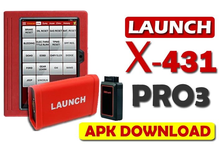 launch X431 PRO 3 Apk application download