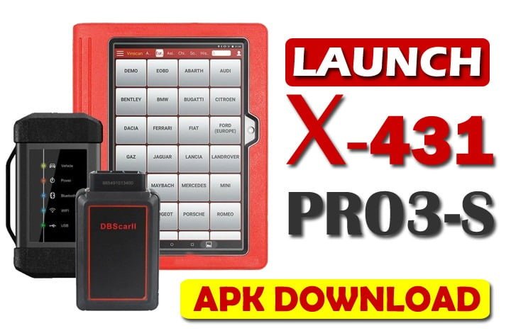 launch X431 PRO 3 S Apk application download
