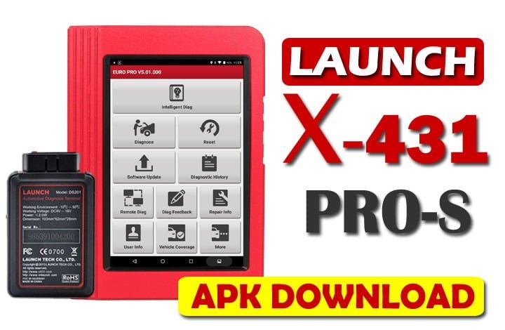 launch X431 PRO S Apk application download