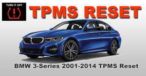 BMW 3-Series 2001-2014 TPMS Reset