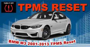 HOW TO Reset BMW TPMS Light Without Scan Tool 11