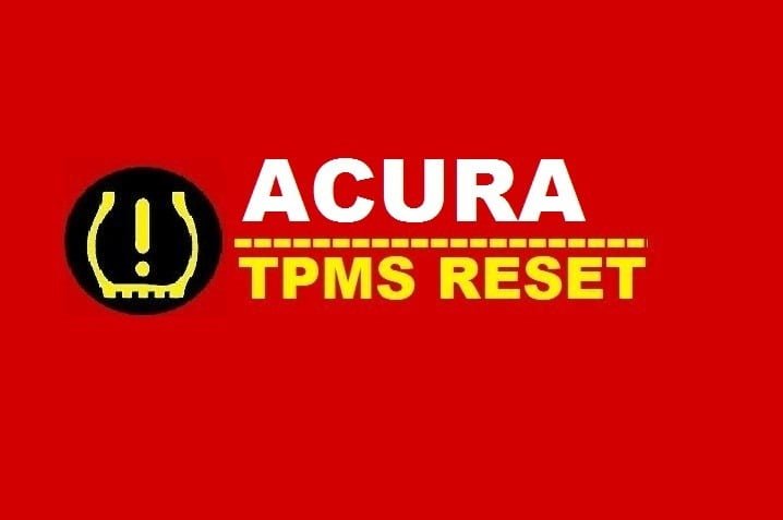 Acura tpms reset