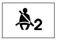 Passenger Safety Belt Reminder Light