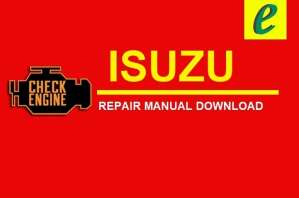 isuzu Truck Service-Repair Manual Download