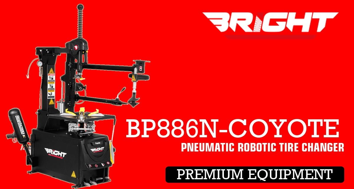 Bright Robotic Leverless Tire Changer - BP886N-COYOTE