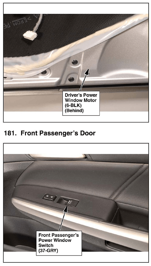 Honda Accord Driver Power Window