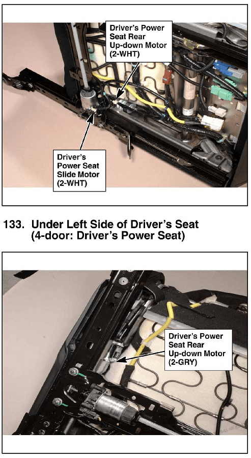 Honda Accord Driver seat Up-Down Motor
