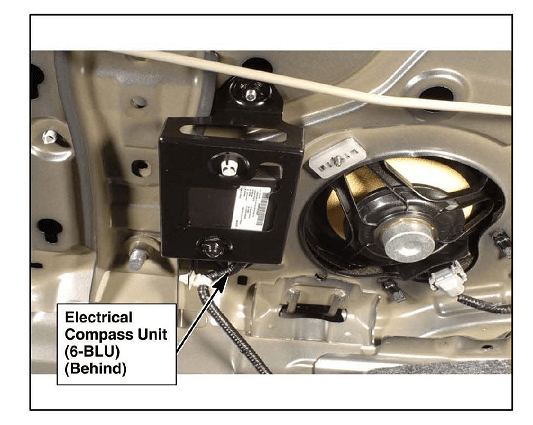 Honda Accord Electrical Compass Unit