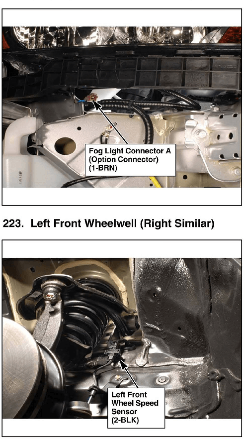 Honda Accord Left Front Wheel Speed Sensor