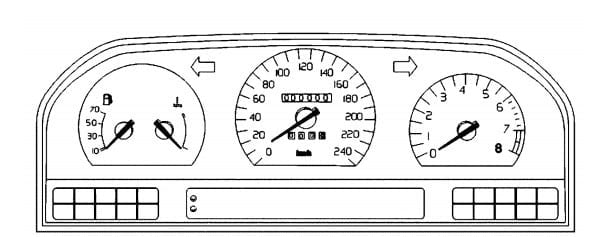 Yazaki instrument cluster