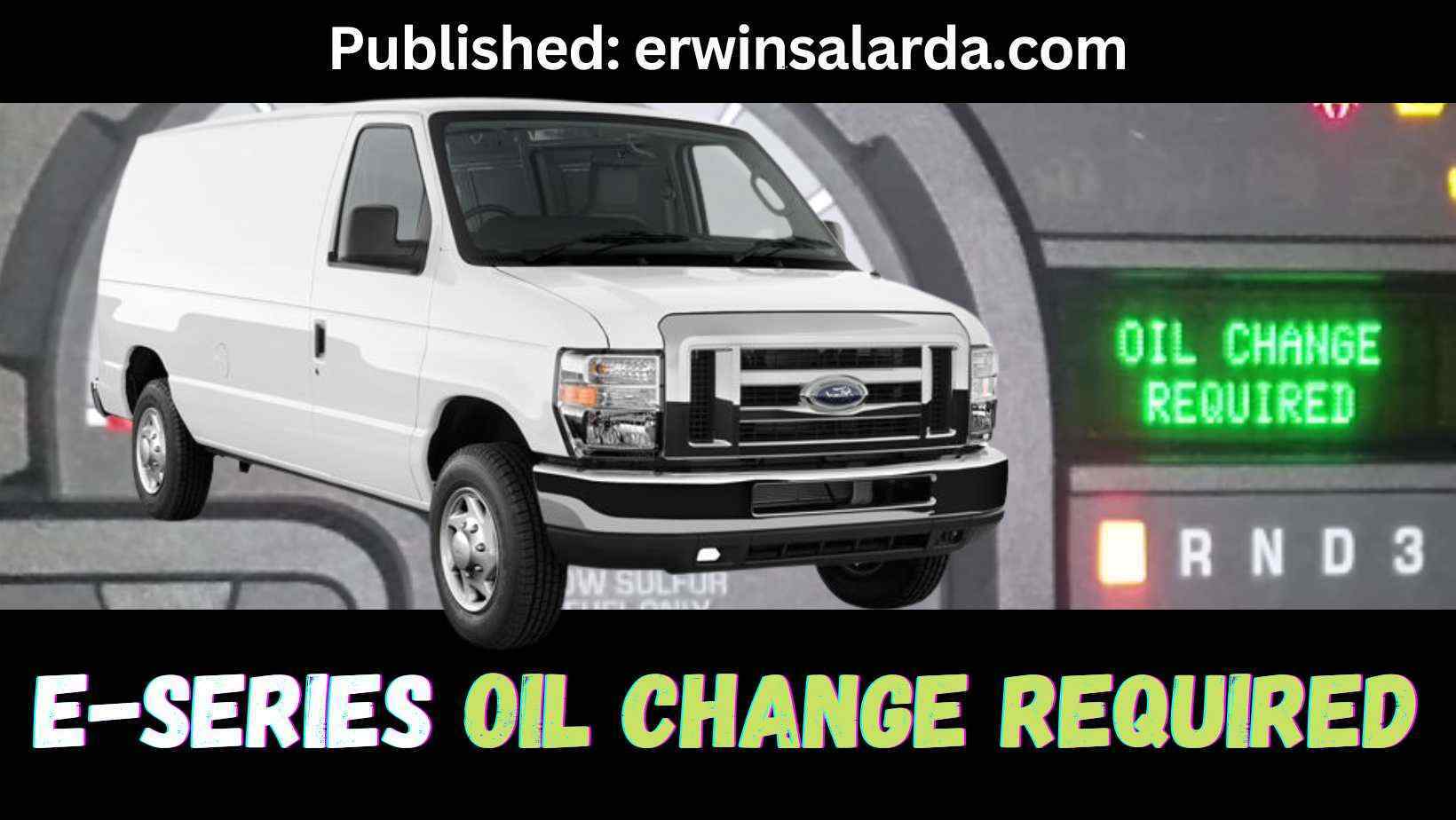 e-series oil reset