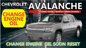 HOW TO RESET CHEVROLET AVALANCHE ENGINE OIL LIFE