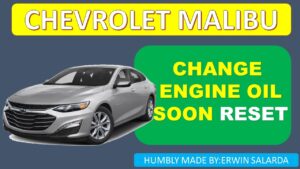 Easy steps on HOW-TO reset the CHANGE ENGINE OIL SOON message on Chevrolet Malibu from year 2013-2014-2015-2016-2017-2018-2019-2020.