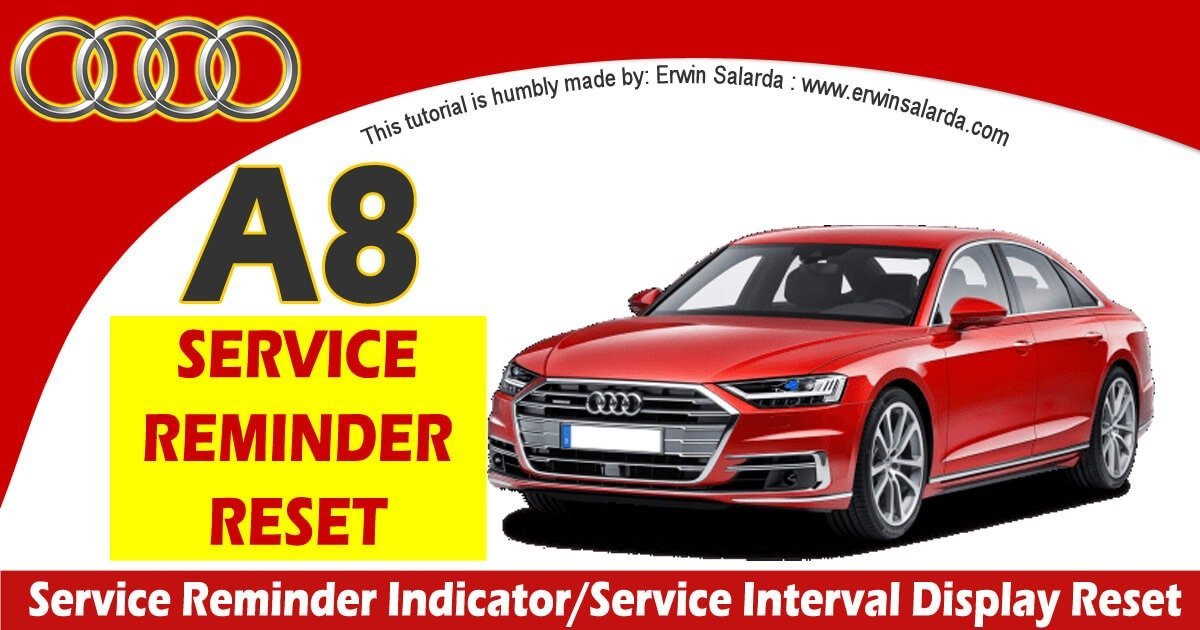 HOW TO RESET Audi A8 Oil Service Interval Due Reminder 2003-2020 1