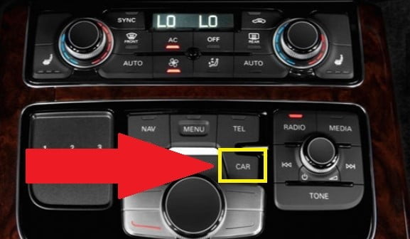 Audi A8 car Button Service Reset