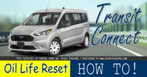 Ford Transit Connect Engine Oil Life Reset