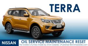 Oil Reset and Tire Pressure Light Reset on Nissan Terra.