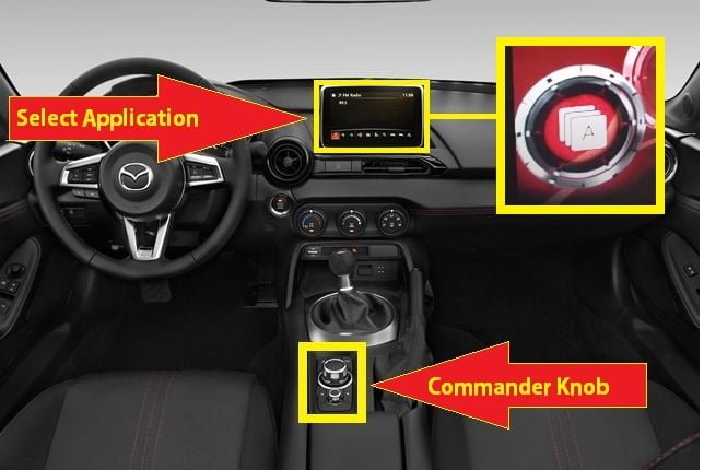 Mazda MX-5 Miata Service Maintenance Commander Knob