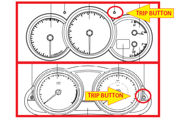 Mazdaspeed3 trip button