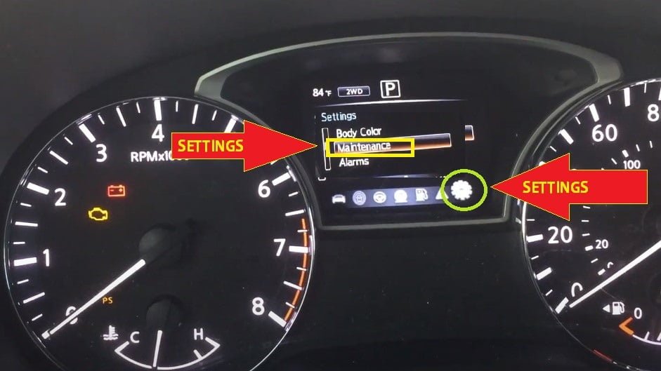 2013-2020 Nissan Pathfinder navigate settings