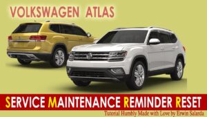 Volkswagen Atlas Service Oil Maintenance Due Reminder Indicator Light Reset Tutorial