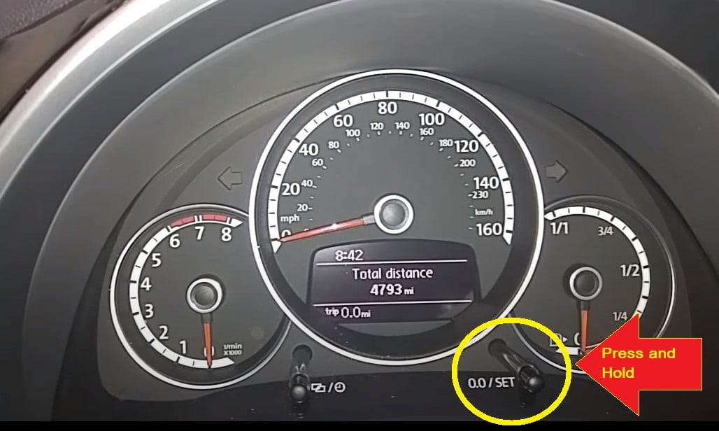 HOW TO RESET: Volkswagen Beetle Service Maintenance Light