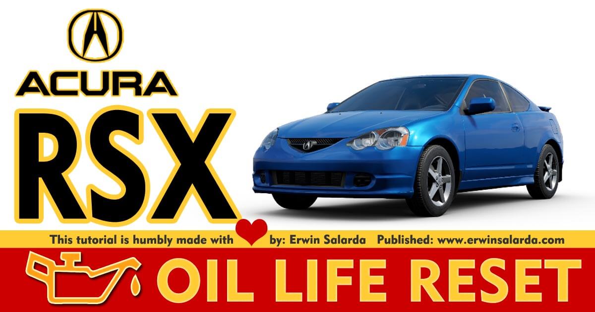 Acura RSX Oil Service Light Indicator Light Reset