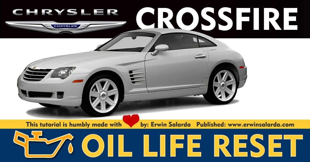 Chrysler Crossfire Oil Change Life Maintenance Light Reset