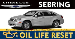 Chrysler Sebring Oil Change Life Maintenance Light Reset