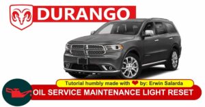 How to Reset the Oil Change Service Light on Dodge Durango