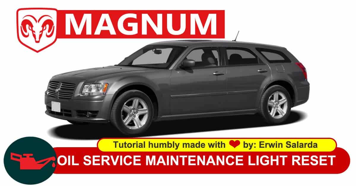 How to Reset the Oil Change Service Light on Dodge Magnum