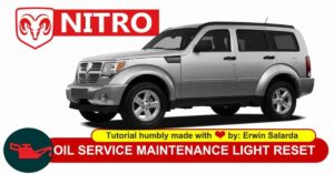 How to Reset the Oil Change Service Light on Dodge Nitro
