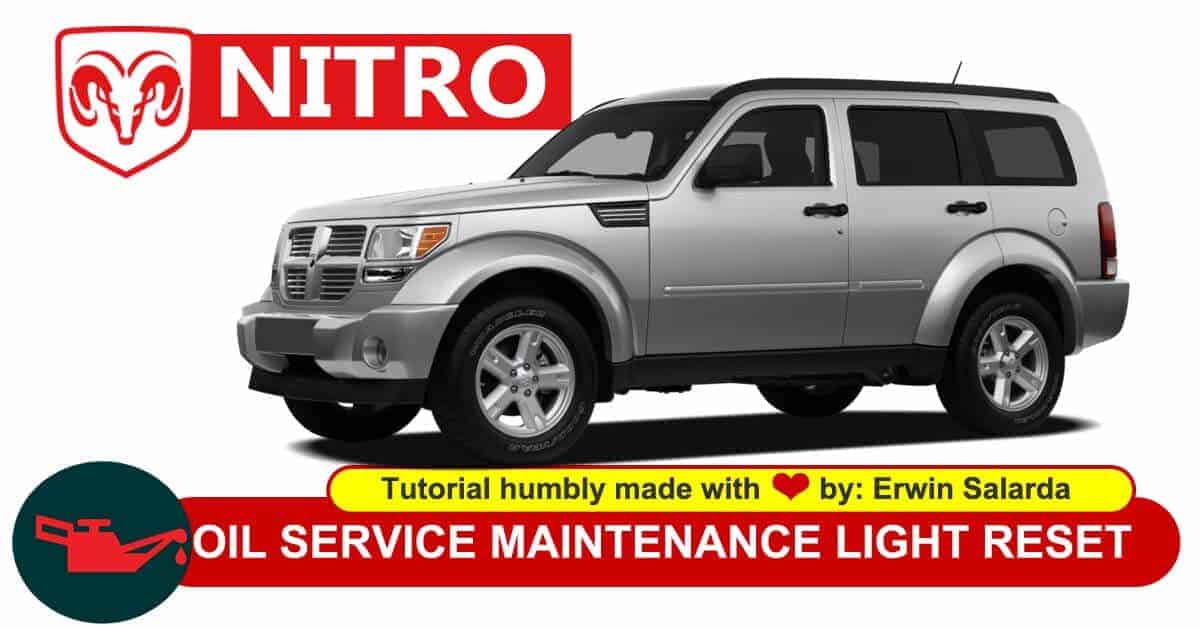 How to Reset the Oil Change Service Light on Dodge Nitro