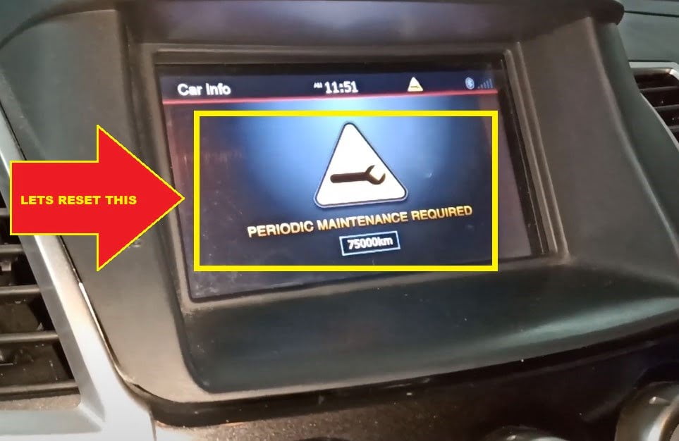 HOW TO RESET: Mitsubishi Montero Periodic Maintenance