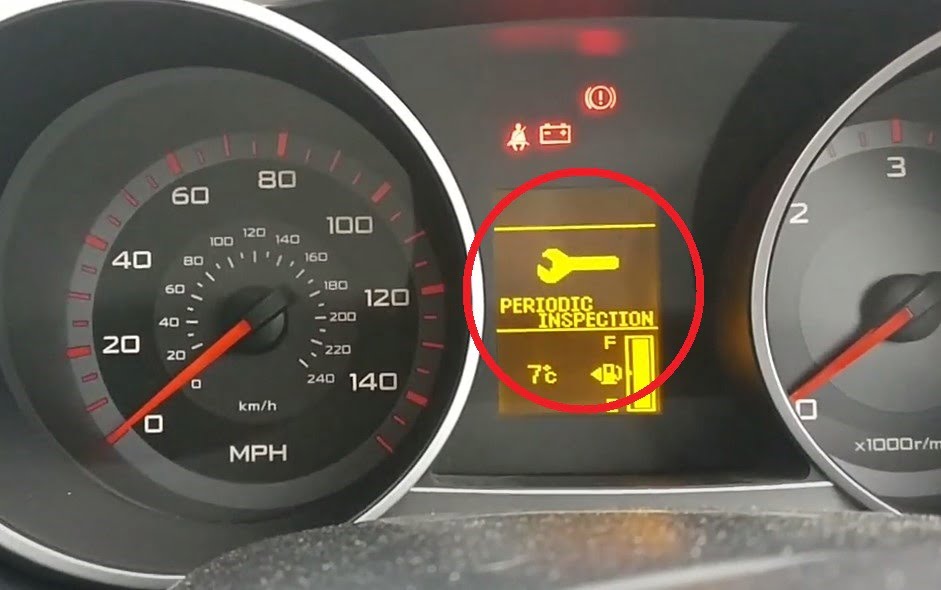 HOW TO RESET Mitsubishi Outlander Service Reminder Light