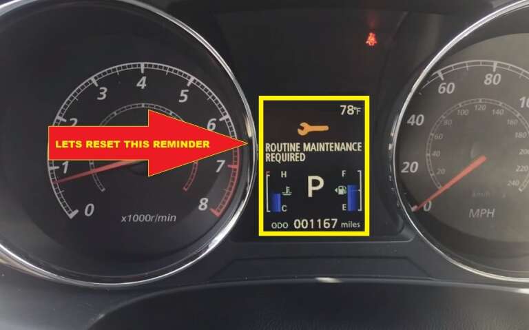 HOW TO RESET: Mitsubishi Outlander Service Reminder Light - Erwin Salarda