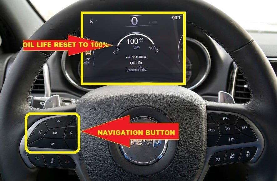 jeep grand cherokee navigation reset