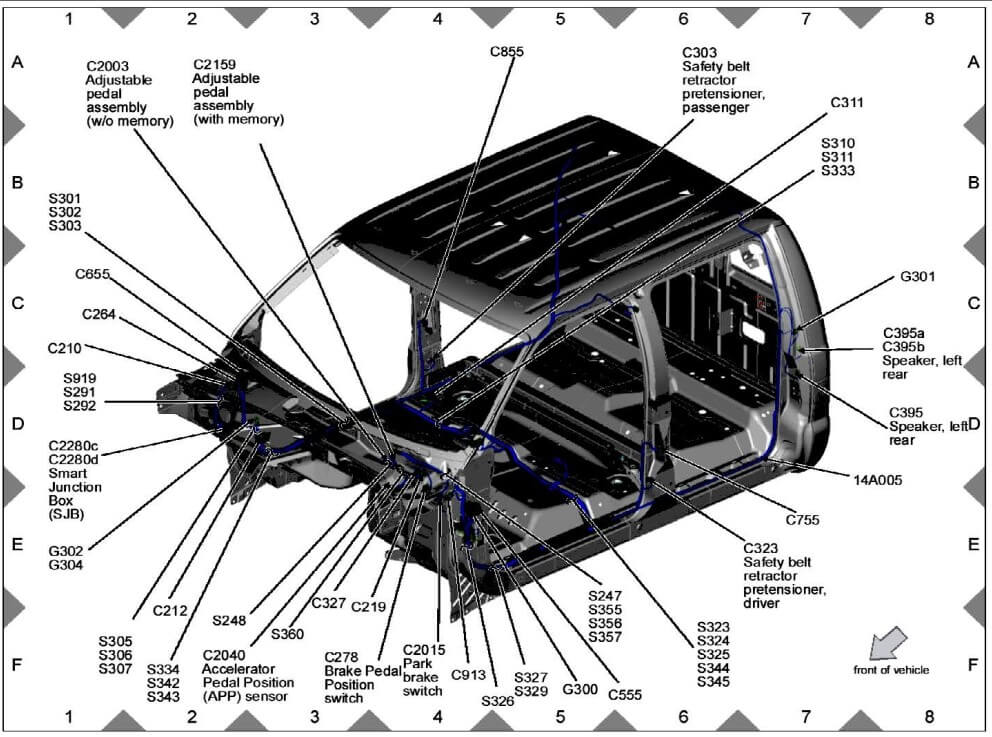 Ford F-Series V10 6.8L Engine Sensor Location Guide 4
