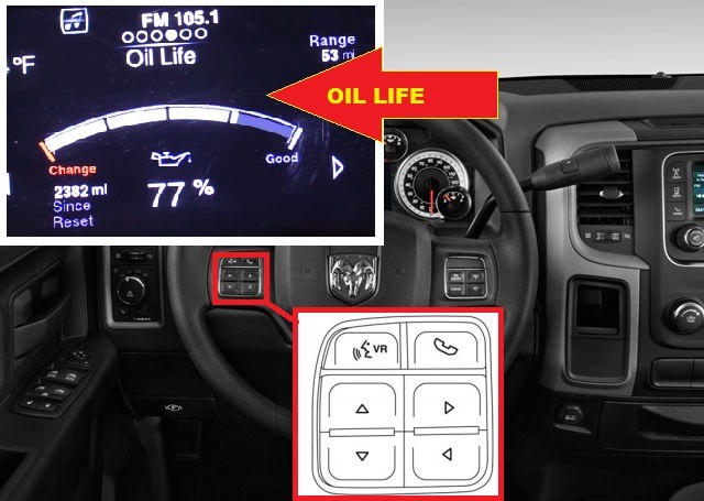 HOW TO RESET: Ram 1500-2500-3500 Oil Service Light 2016 Ram 2500 Tpms Reset Button Location