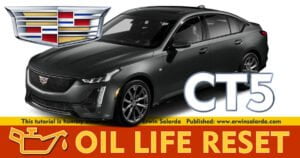 Cadillac CT5 Oil Service Maintenance Light Reset