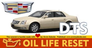 Cadillac DTS Oil Service Maintenance Light Reset