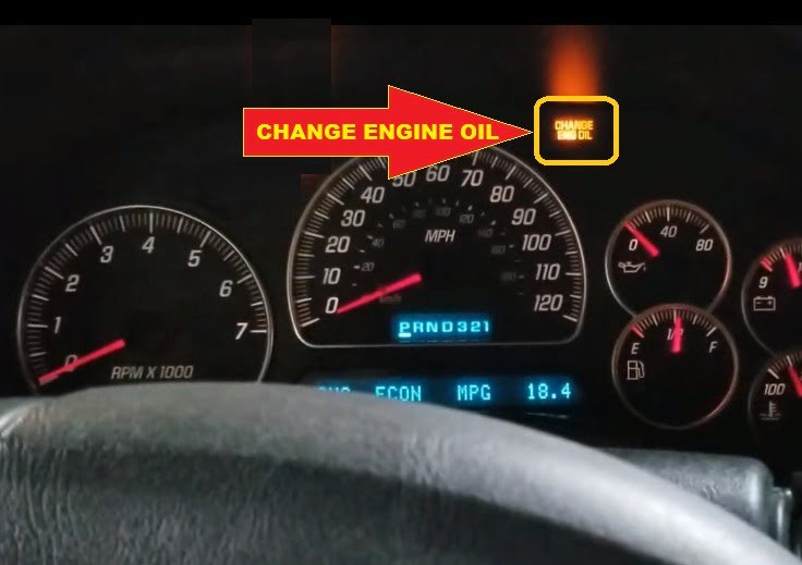 GMC Envoy Change Oil Light Reset