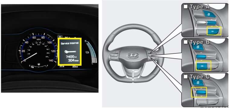 HOW TO RESET: Hyundai Ioniq Service Required Message