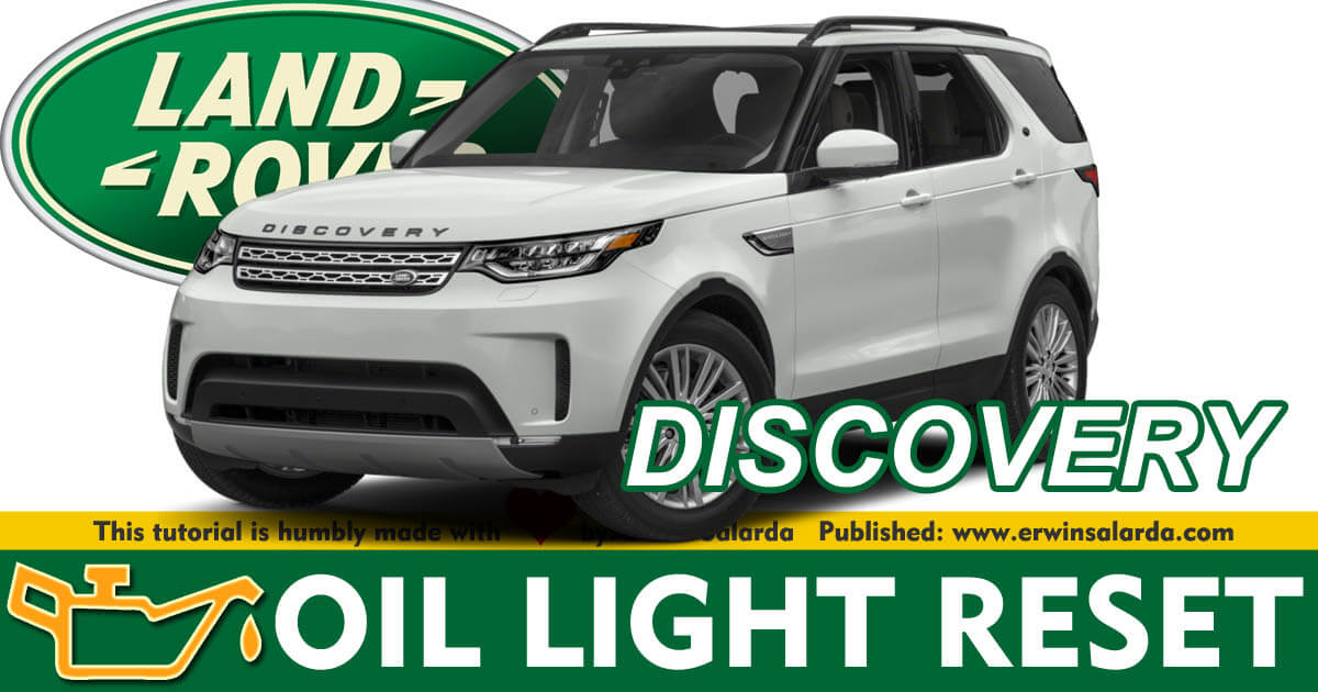 Land Rover Discovery Engine Oil Service Light Reset