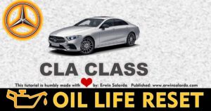 Mercedes-Benz CLA-Class Service Maintenance Indicator Reminder Light Reset