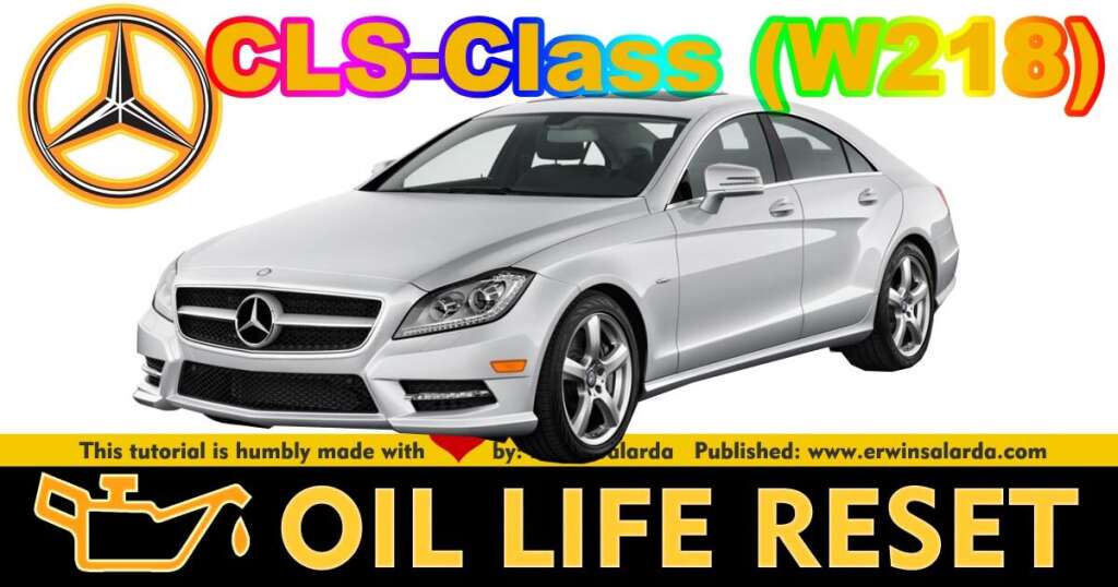 How To Reset Mercedes Benz Cls Class W218 Service Light