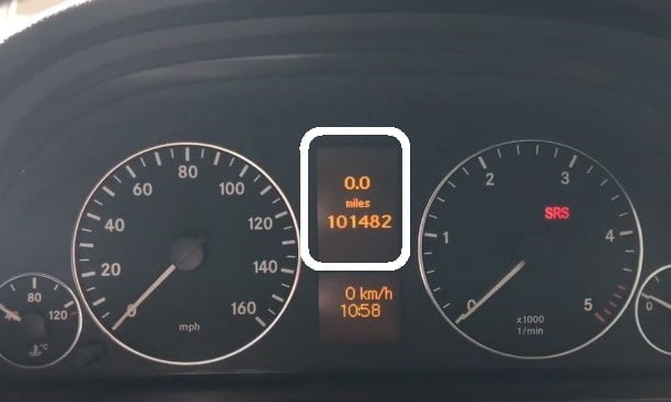 Mercedes-Benz W169 Service Due Reset- mileage